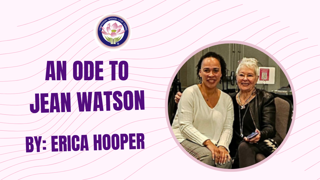 erica hooper Ode to Dr. Jean Watson